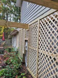 Building a Garden Arbor and Trellis