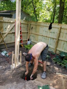 How to Set Structural Posts for a Garden Arbor