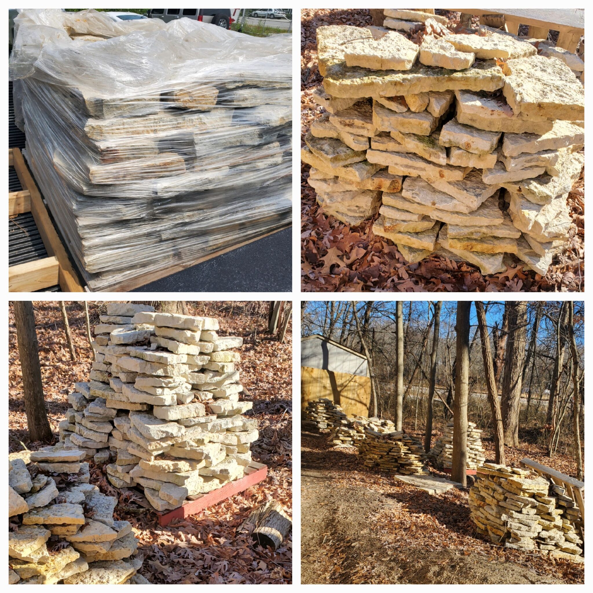 How to Build a Stacked and Mortared Limestone Wall